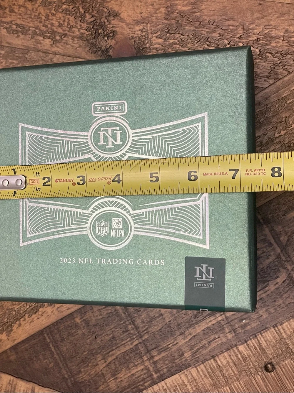 Panini National Treasures 2023 NFL Trading Cards Box - empty box-collectible